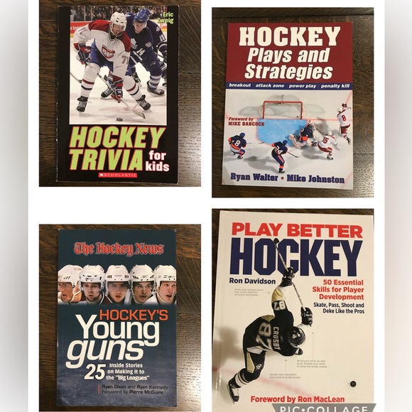 📚 Lot of 4 Hockey Books - Picture 1 of 9
